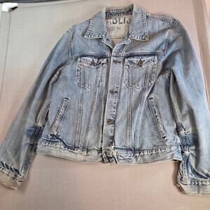 Gap 1969 Men’s Trucker Denim Jacket Medium Tint Wash Fall 2006 Size M/L Fit